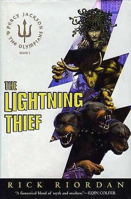 The Lightning Thief book cover