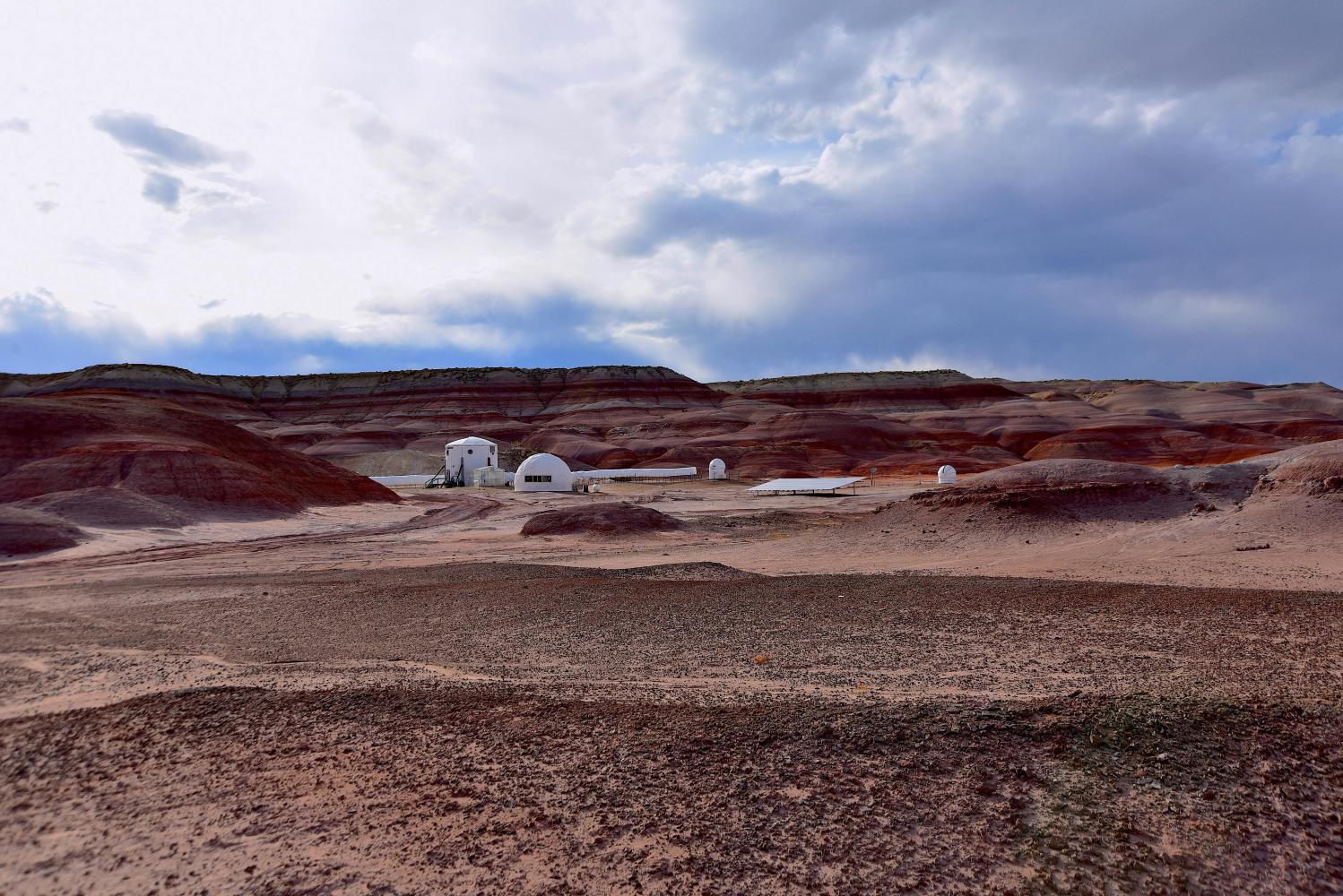 Mars-like landscape