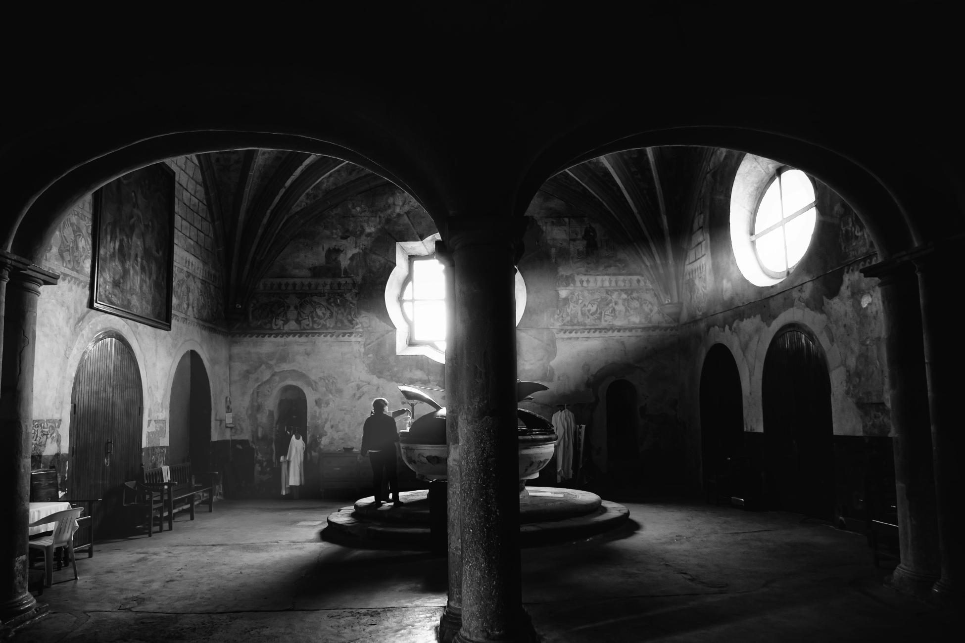 Church Interior Scene