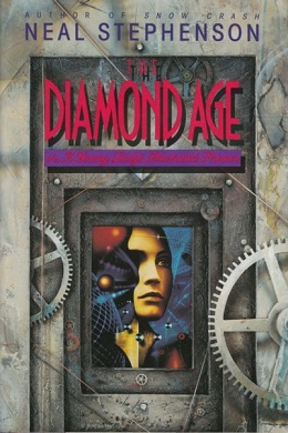 Neal Stephenson's The Diamond Age novel book cover